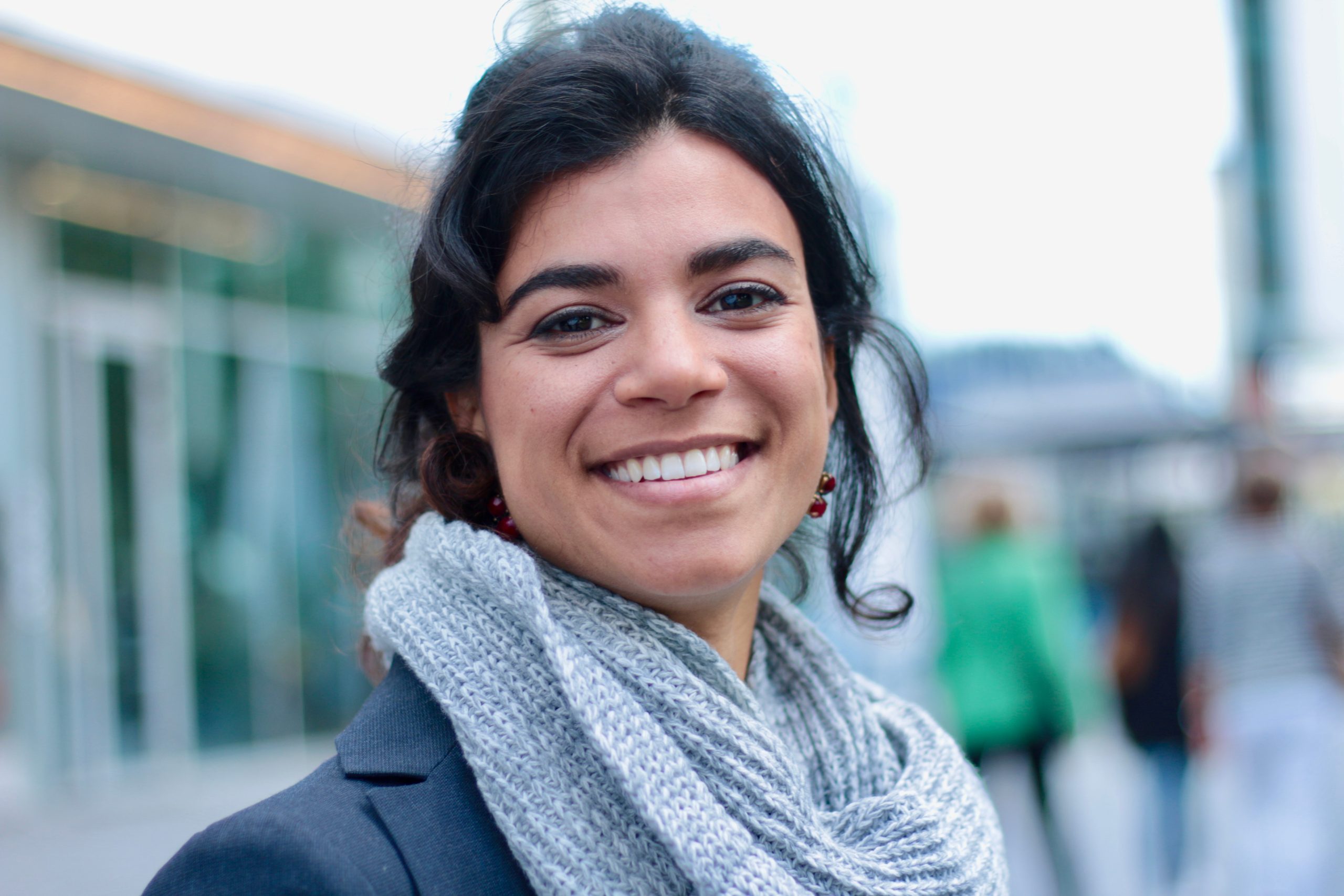 girl smiling
